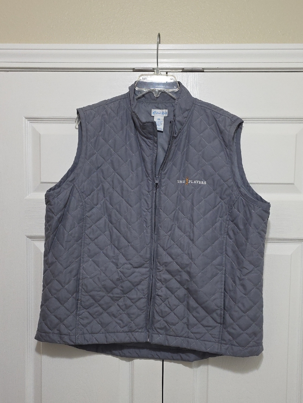 The Players Quilted Gray Women's Vest